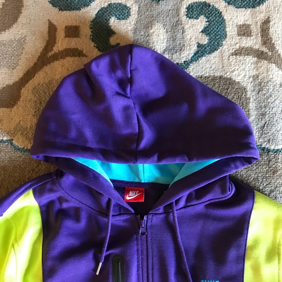 Nike colorblock zip-up hoodie and joggers set large - Picture 3 of 7